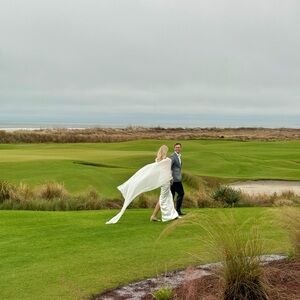White silk Bridal Scarf